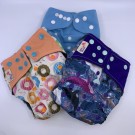3pk Littles & Bloomz Lommebleie one size inkl. bambusinnlegg tøybleie thumbnail