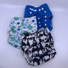 3pk Alvababy Lommebleie one size uten innlegg tøybleie thumbnail