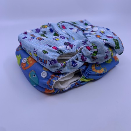 BLEIEPAKKE 2pk aio one size tøybleie