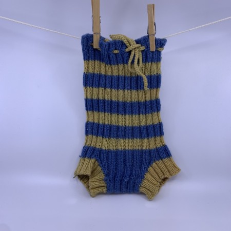 Hjemmestrikket ullbukse Small SOM NY tøybleier