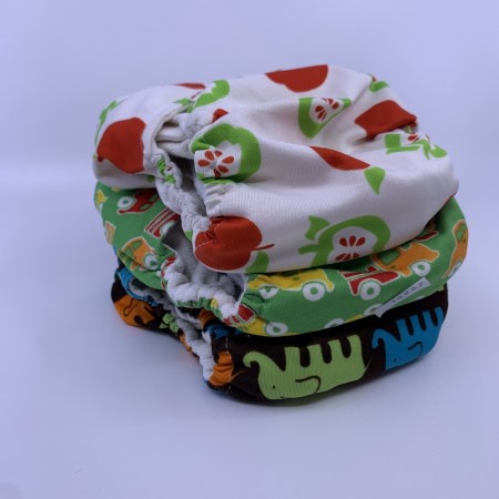 BLEIEPAKKE 3pk Muksut L/XL lommebleie m/innlegg one size tøybleie