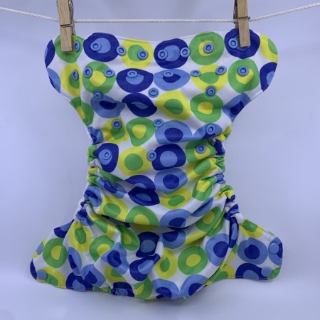 Blueberry lommebleie one size m/innlegg tøybleie 