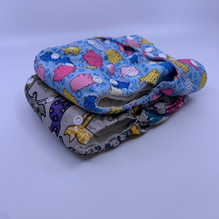 BLEIEPAKKE 2pk aio one size tøybleie