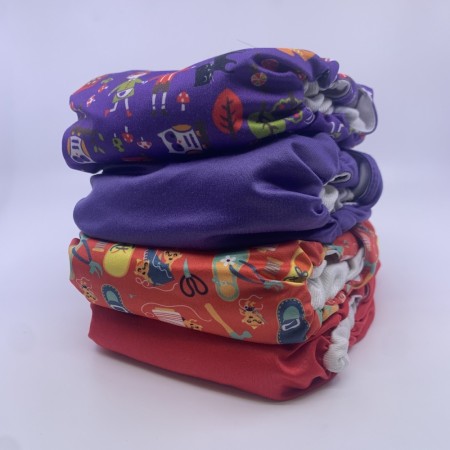 BLEIEPAKKE 4pk aio one size Totsbots easyfit STAR tøybleie