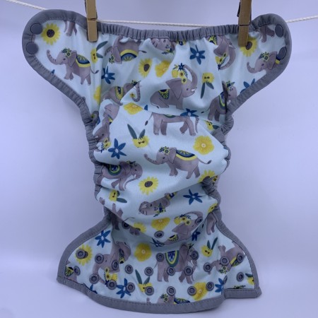 Thirsties lommebleie one size m/innlegg tøybleie