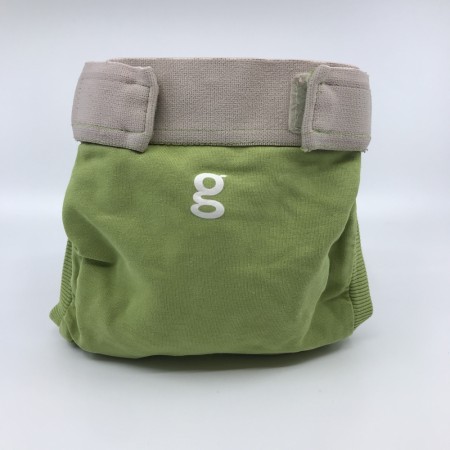 gDiapers Medium u/pouch Guppy Green