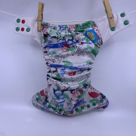 Mommy mouse ai2-pakke one size m/ 2 innlegg og 3 boostere tøybleie