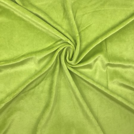 Bambus velour - Lime - Metervare