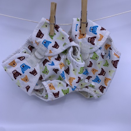 2pk Thirsties cover str 1 u/innlegg tøybleie